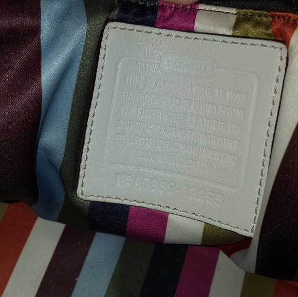 ***SOLD*** Coach Francine Domed Satchel Legacy - Picture 8 of 8